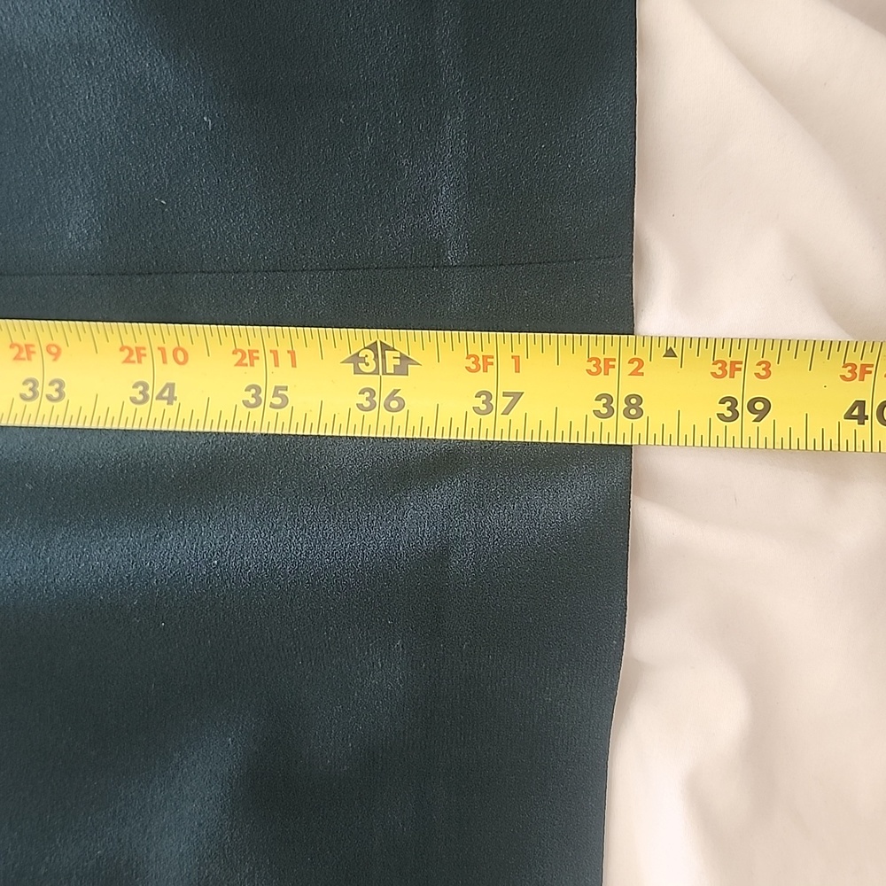 Club Monaco Dark Green Long Sleeve Square Neck Dress - Picture 14 of 14